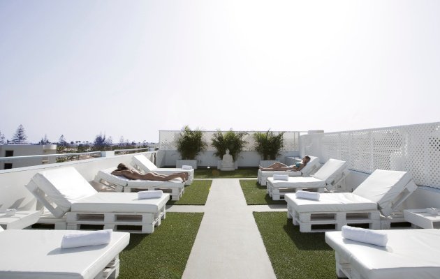 Solarium nudista Apartamentos Playa del Sol Maspalomas